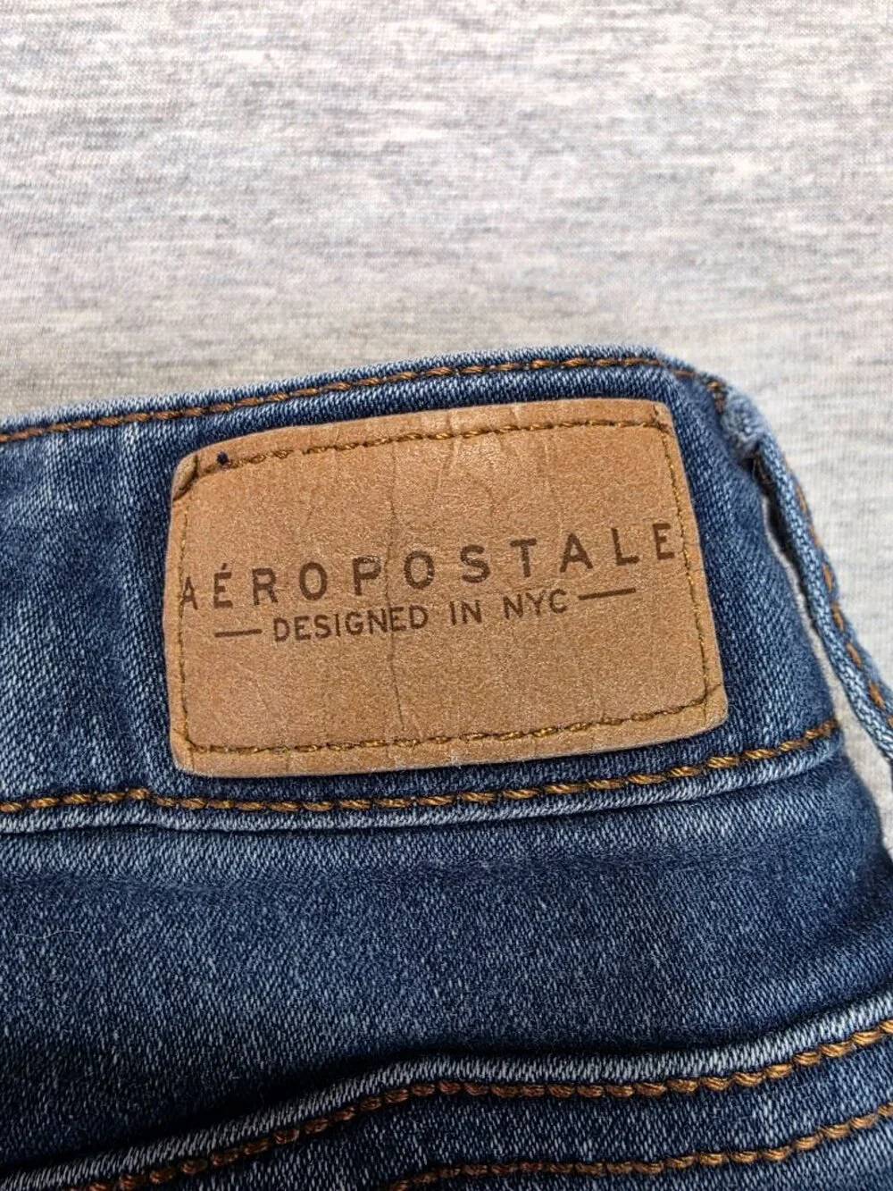 Aeropostale High Waisted Jegging Dark Wash Skinny Jeans Size 10
